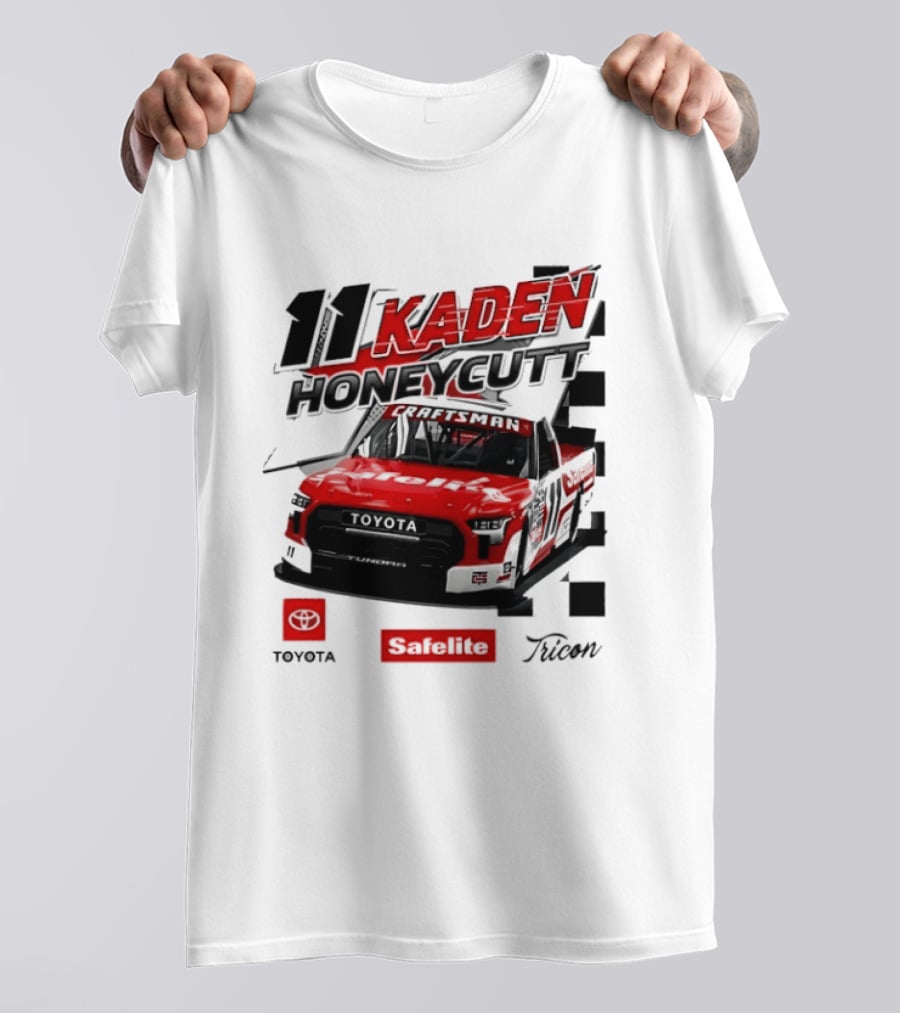 Kaden Honeycutt 11 Toyota Tundra TRICON Garage Racing Team T-Shirt