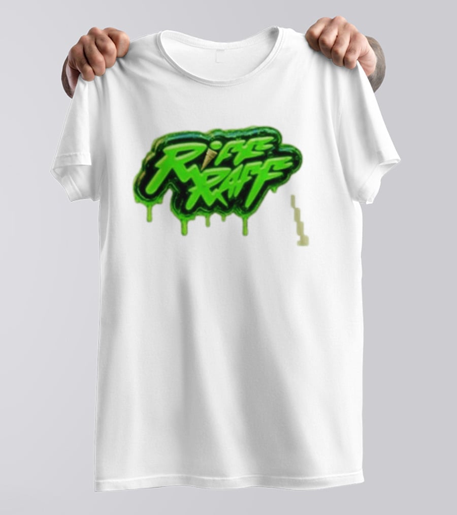 Riff Raff Neon Green Drip T-Shirt