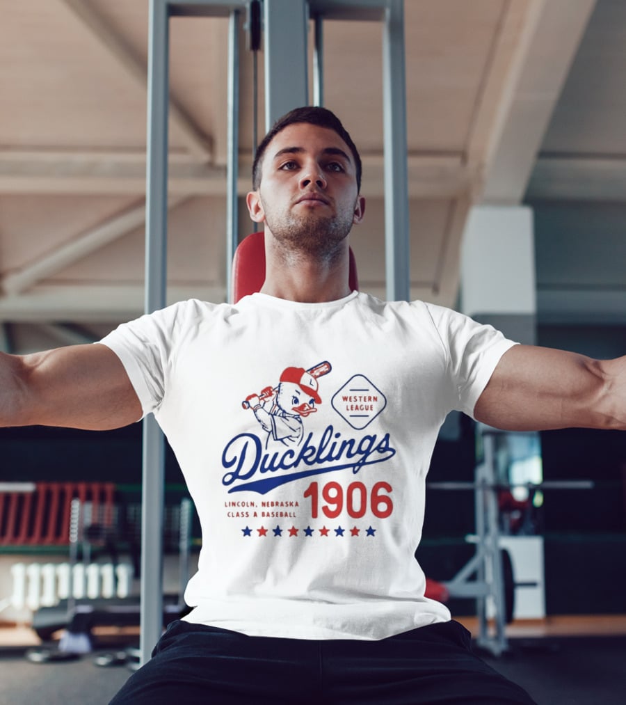 Ducklings Lincoln Nebraska Western League Baseball 1906 T-Shirt