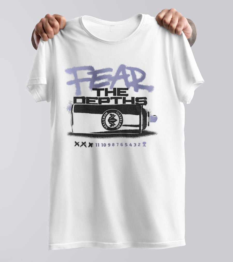 Fear The Depths Cleveland Monsters Hockey NHL 2026 T-Shirt