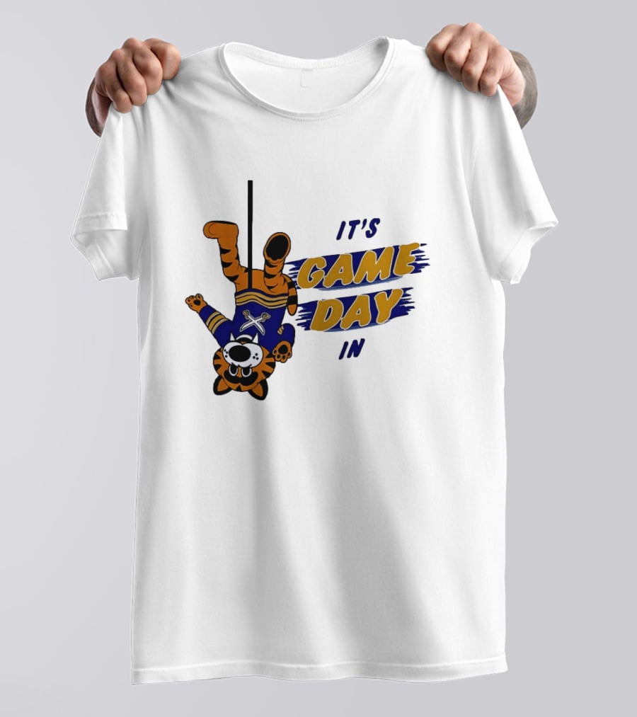 Sabretooth It's Game Day In Buffalo Sabres Hockey T-Shirt