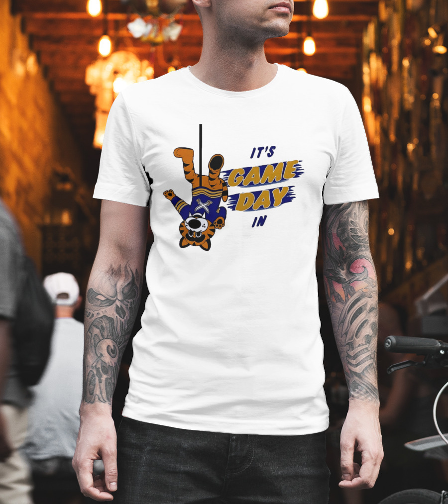 Sabretooth It's Game Day In Buffalo Sabres Hockey T-Shirt