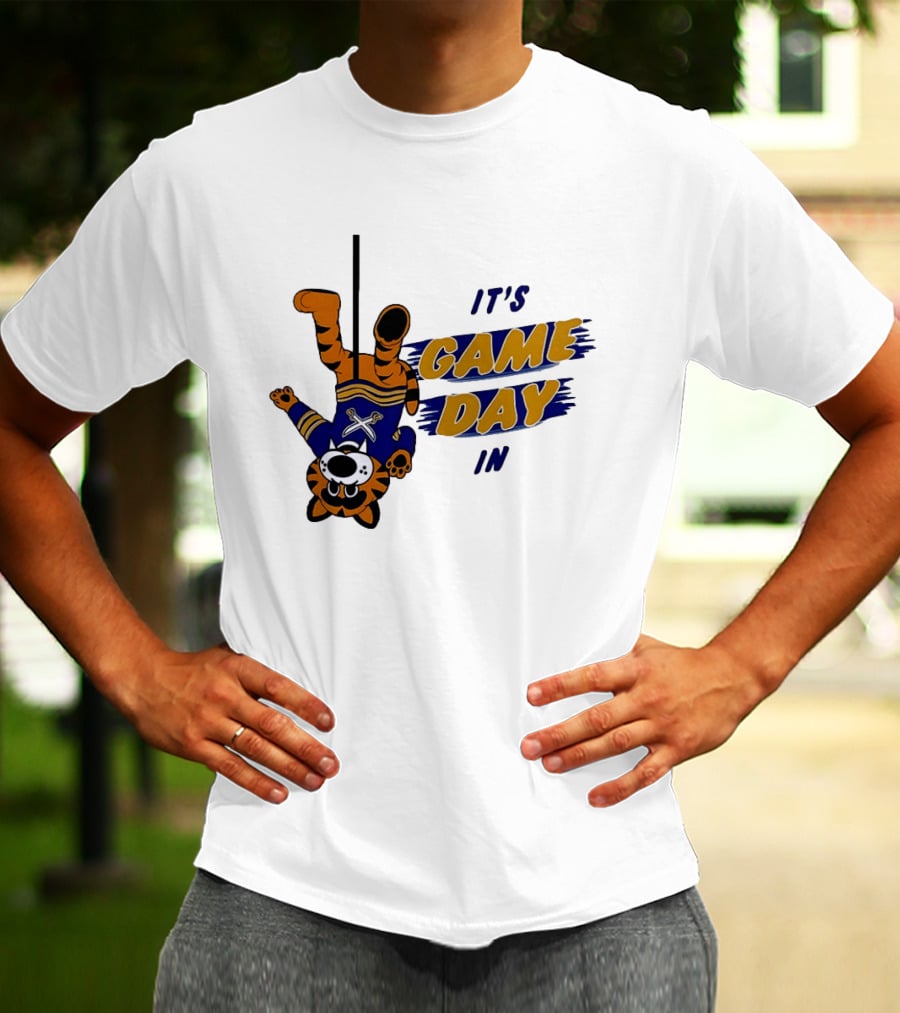 Sabretooth It's Game Day In Buffalo Sabres Hockey T-Shirt