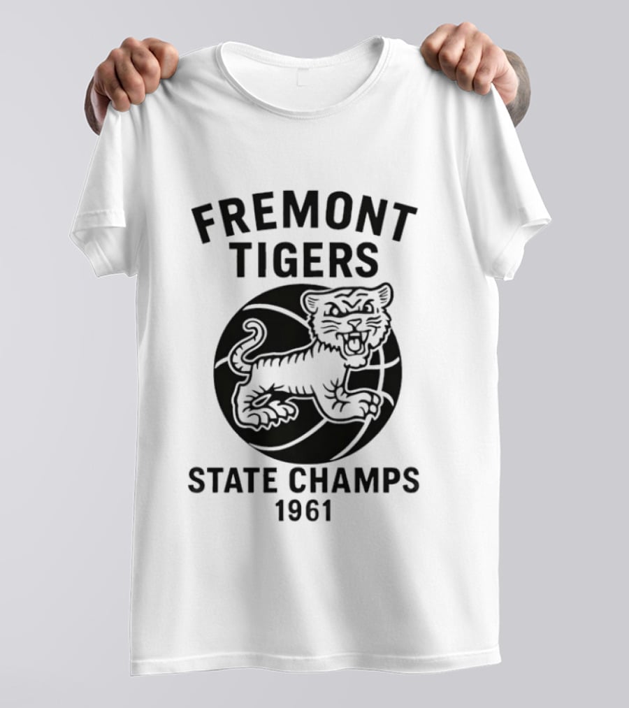 Fremont Tigers State Champs 1961 Basketball Team T-Shirt