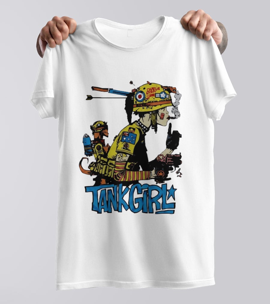 Tank Girl Comic Punk Rock Charlie Don't Surf T-Shirt