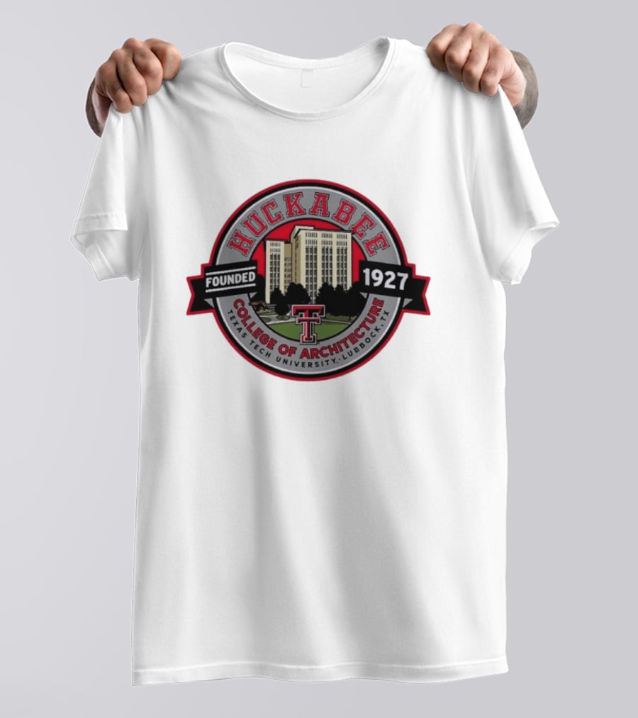Texas Tech University Huckabee College Of Architecture Founded 1927 Lubbock TX T-Shirt
