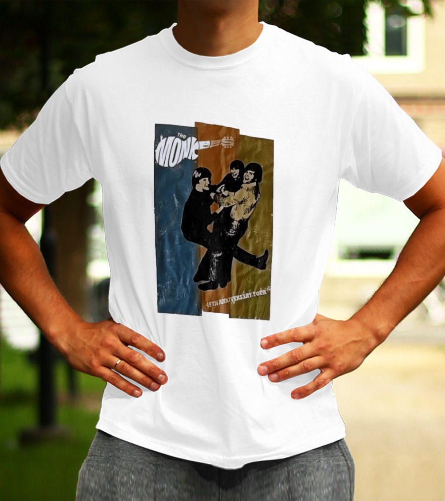 The Monkees 45th Anniversary Tour Vintage Band Celebration T-Shirt