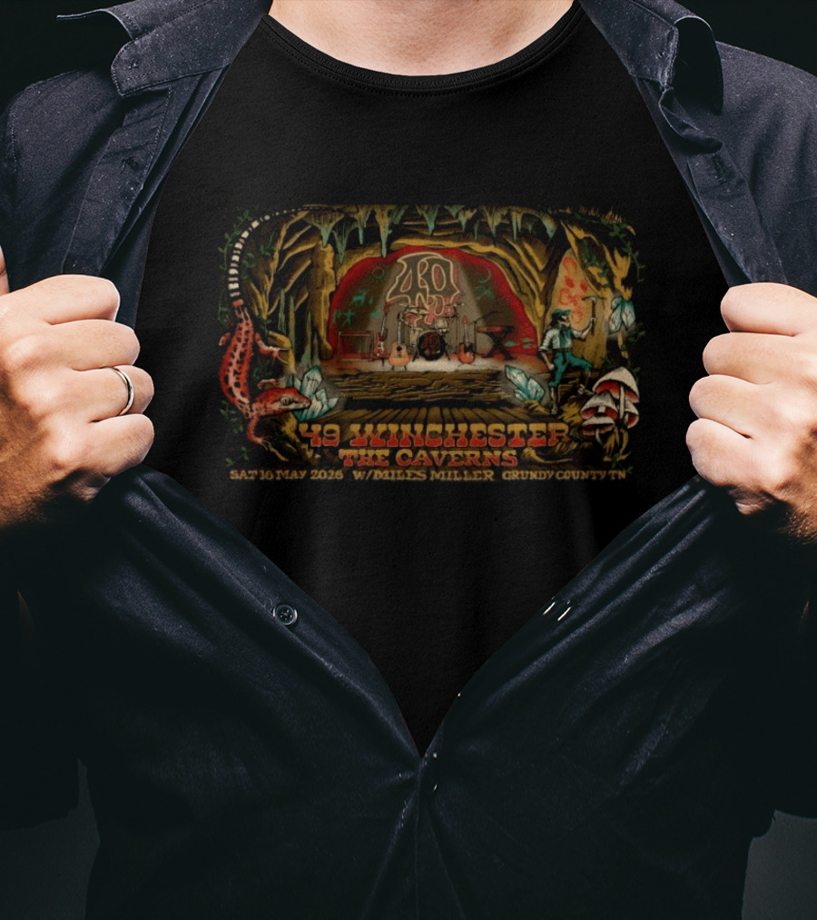 49 Winchester The Caverns May 16 2026 Miles Miller Grundy County TN T-Shirt