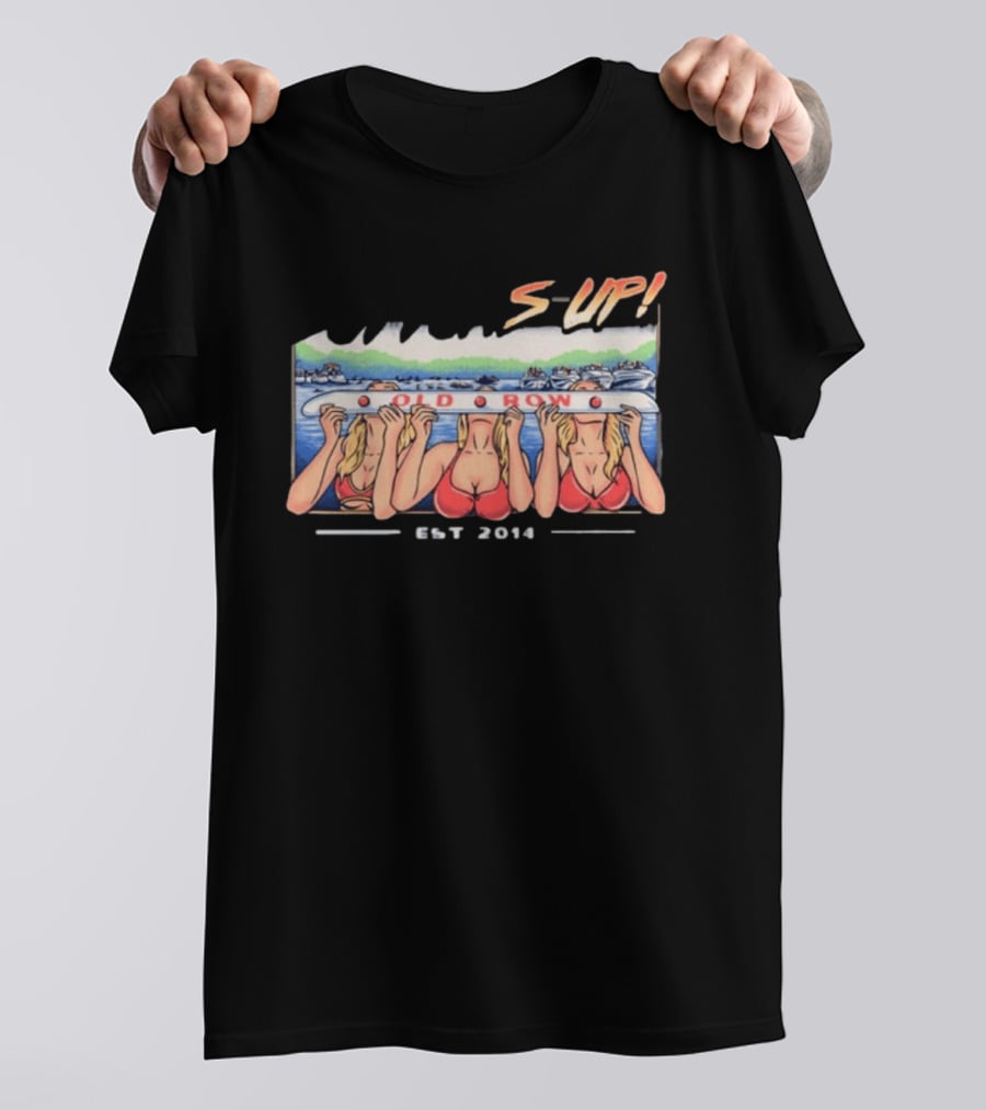 Old Row Shotski Girls S Up EST 2014 T-Shirt