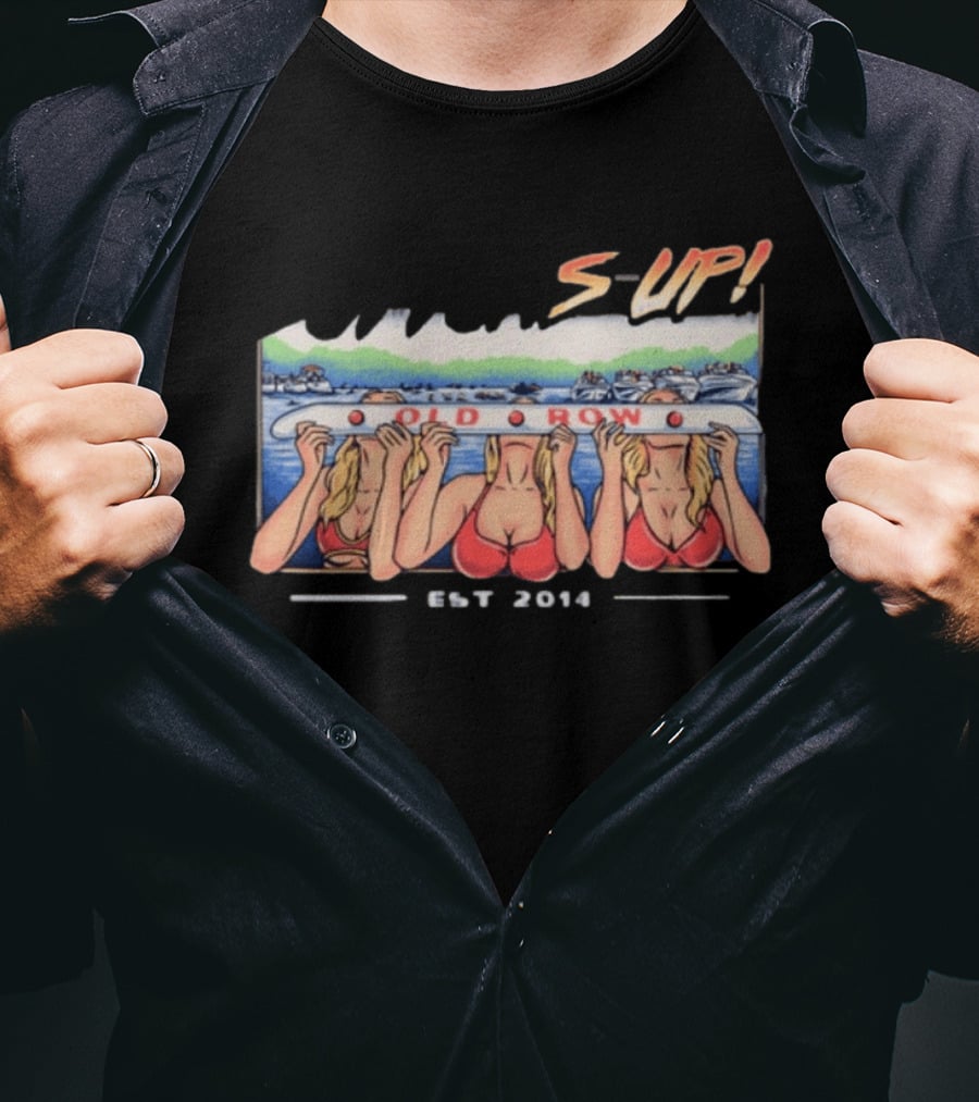 Old Row Shotski Girls S Up EST 2014 T-Shirt