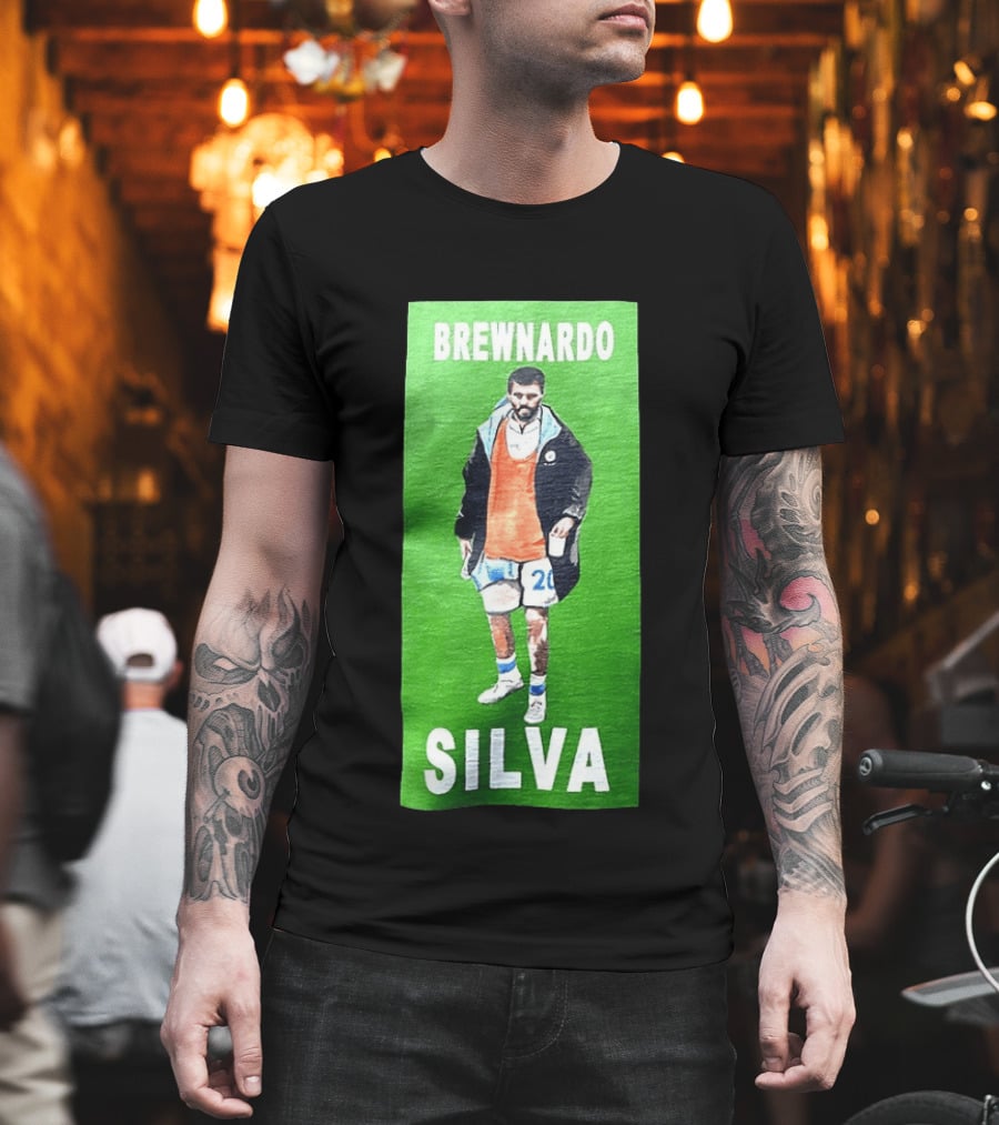 Brewnardo Silva Bernardo Silva Manchester City Football Star T-Shirt