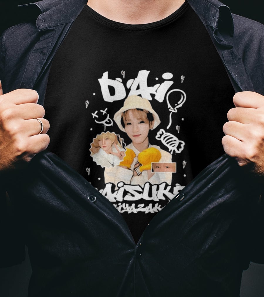 Dai Daisuke Miyazaki AHOF Playful Balloon And Candy T-Shirt