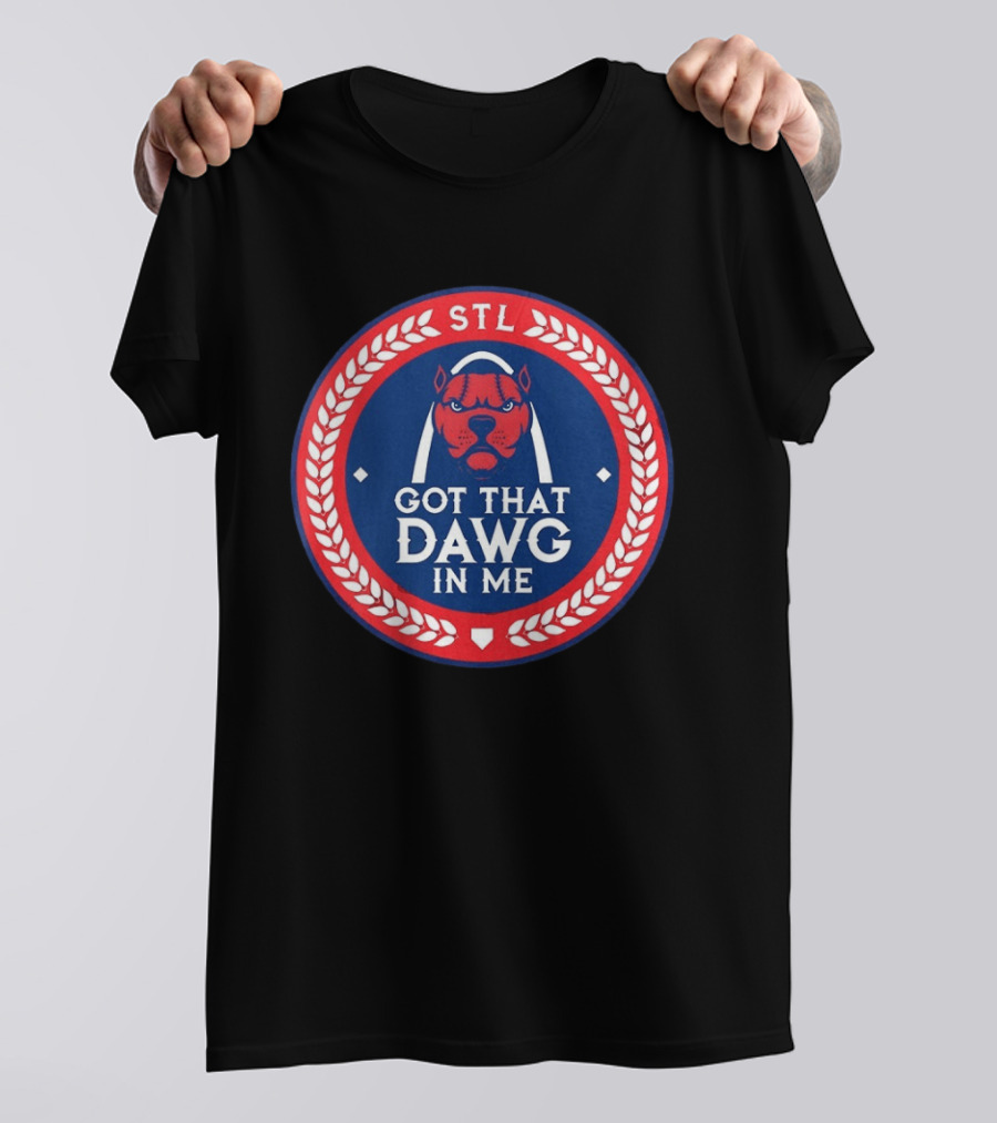 Got That Dawg In Me STL Red And Blue T-Shirt
