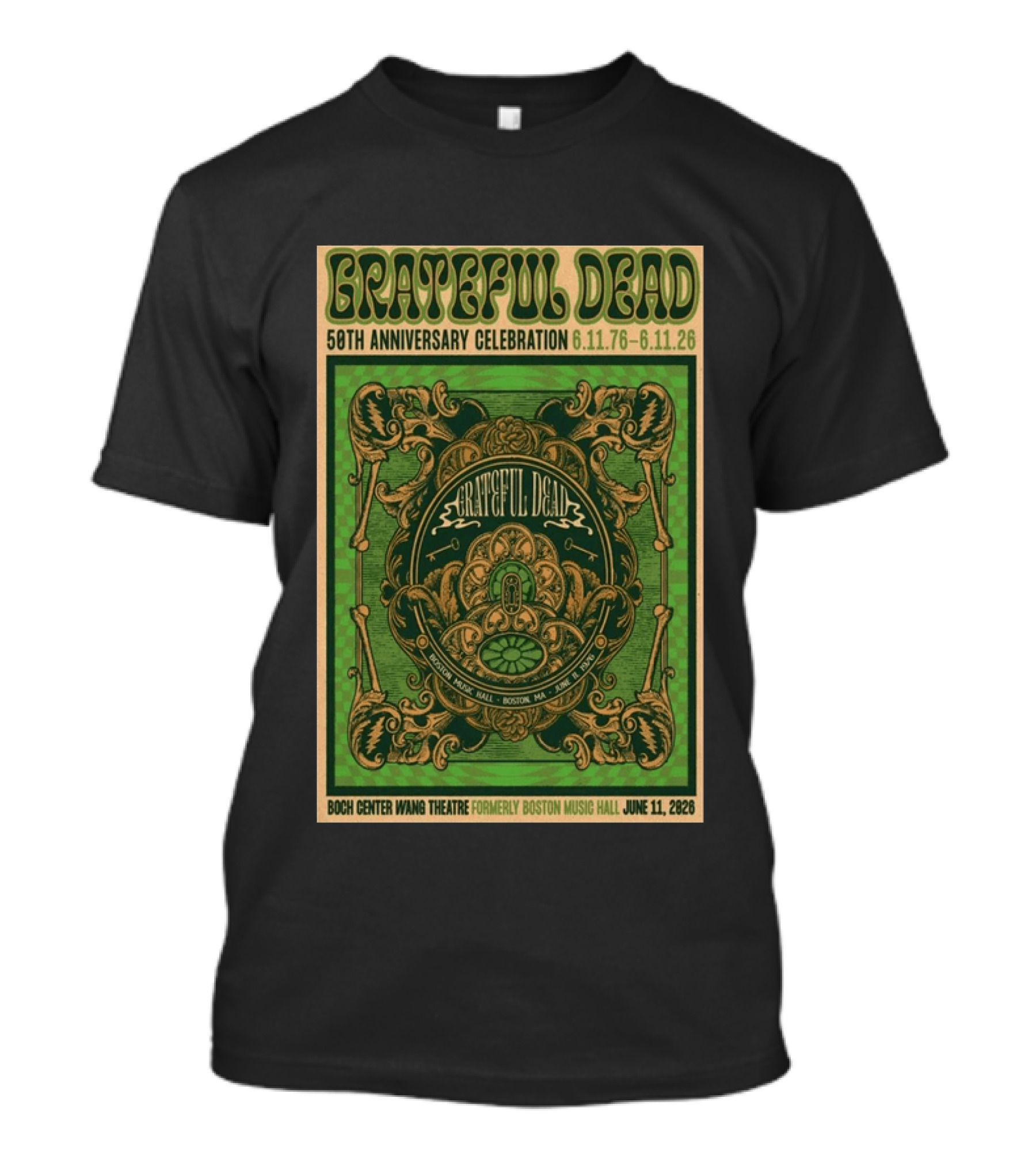 Grateful Dead 50th Anniversary Celebration Boston June 11 2026 T-Shirt