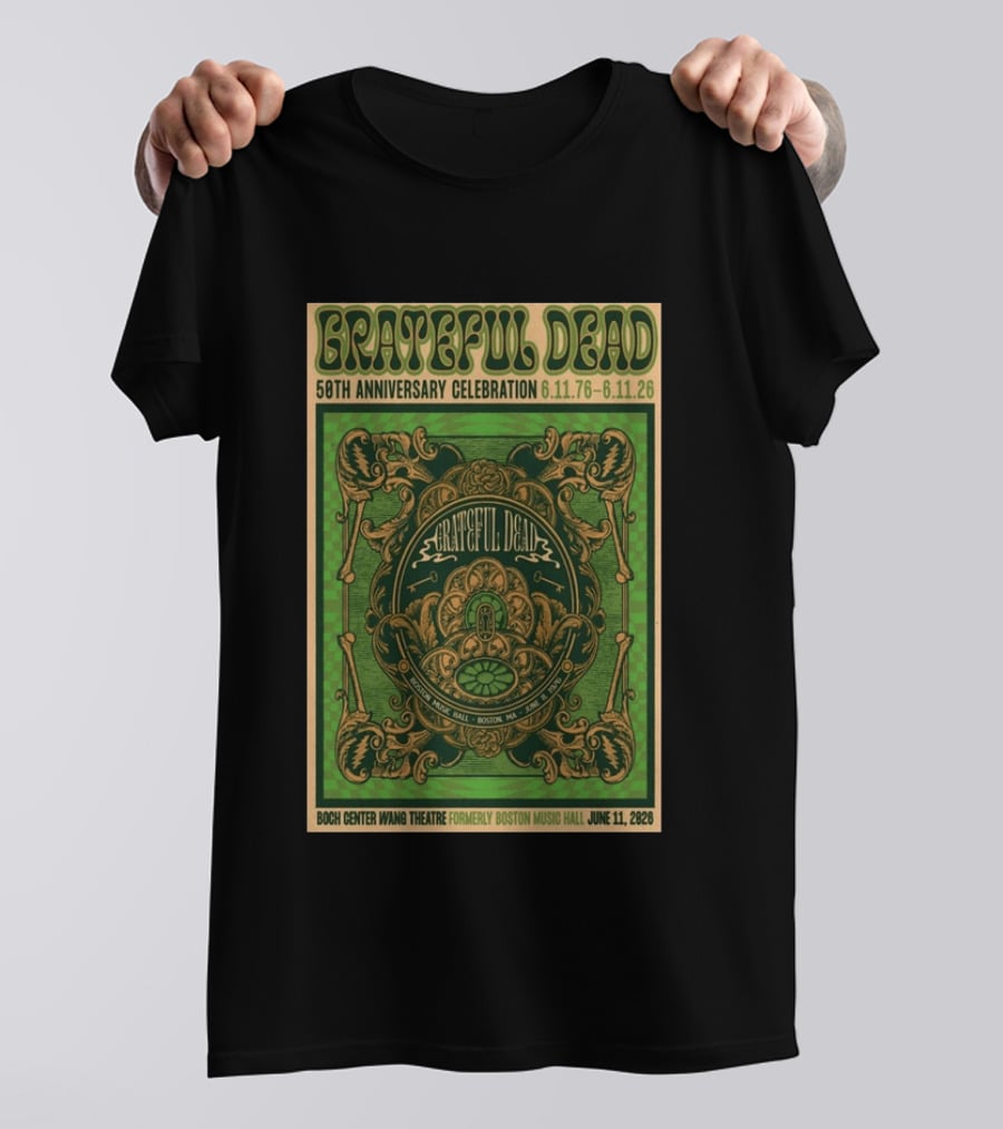 Grateful Dead 50th Anniversary Celebration Boston June 11 2026 T-Shirt