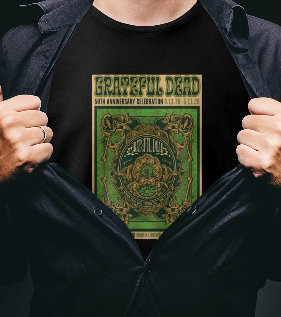 Grateful Dead 50th Anniversary Celebration Boston June 11 2026 T-Shirt