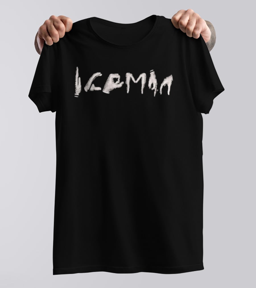 Drake Iceman Crystal Embellished Gloves T-Shirt