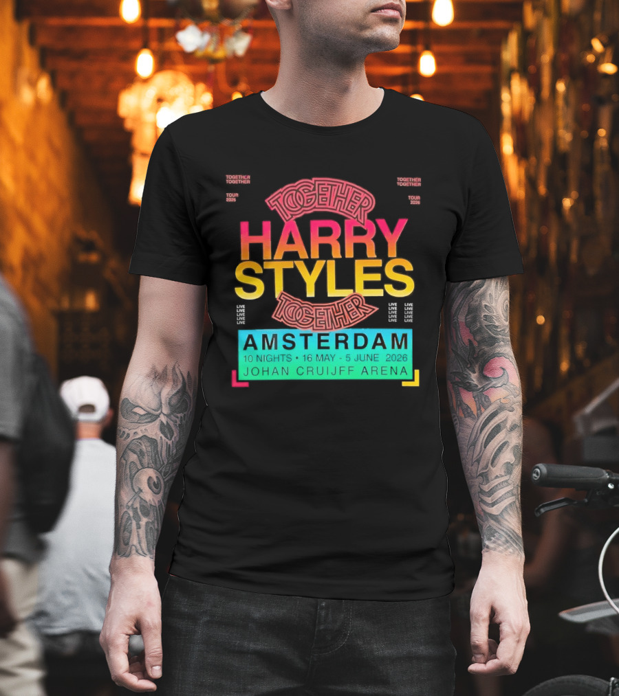 Harry Styles Together Tour 2026 Amsterdam Johan Cruijff Arena T-Shirt