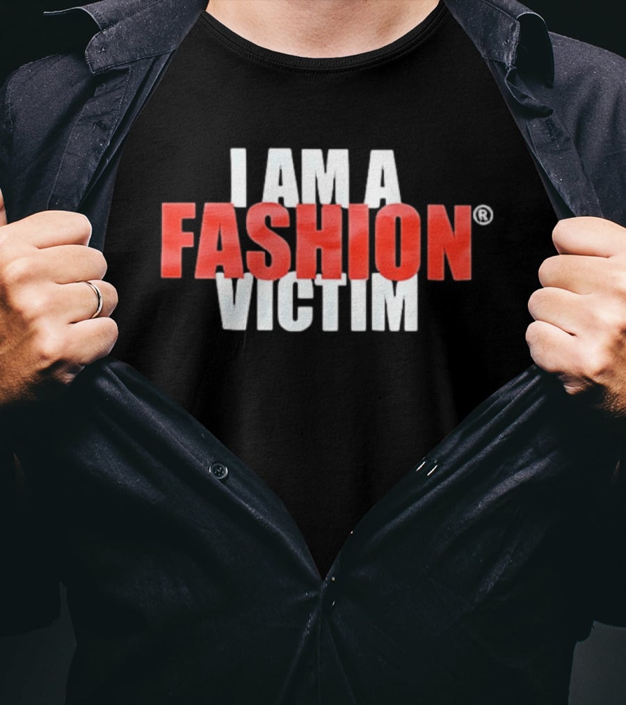 I Am A Fashion Victim Bold Red T-Shirt