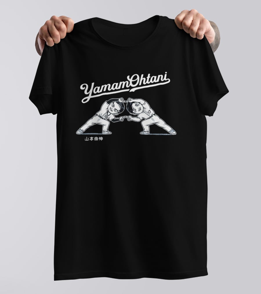 YamamOhtani Fusion Baseball Duo With 18 And 17 Numbers T-Shirt