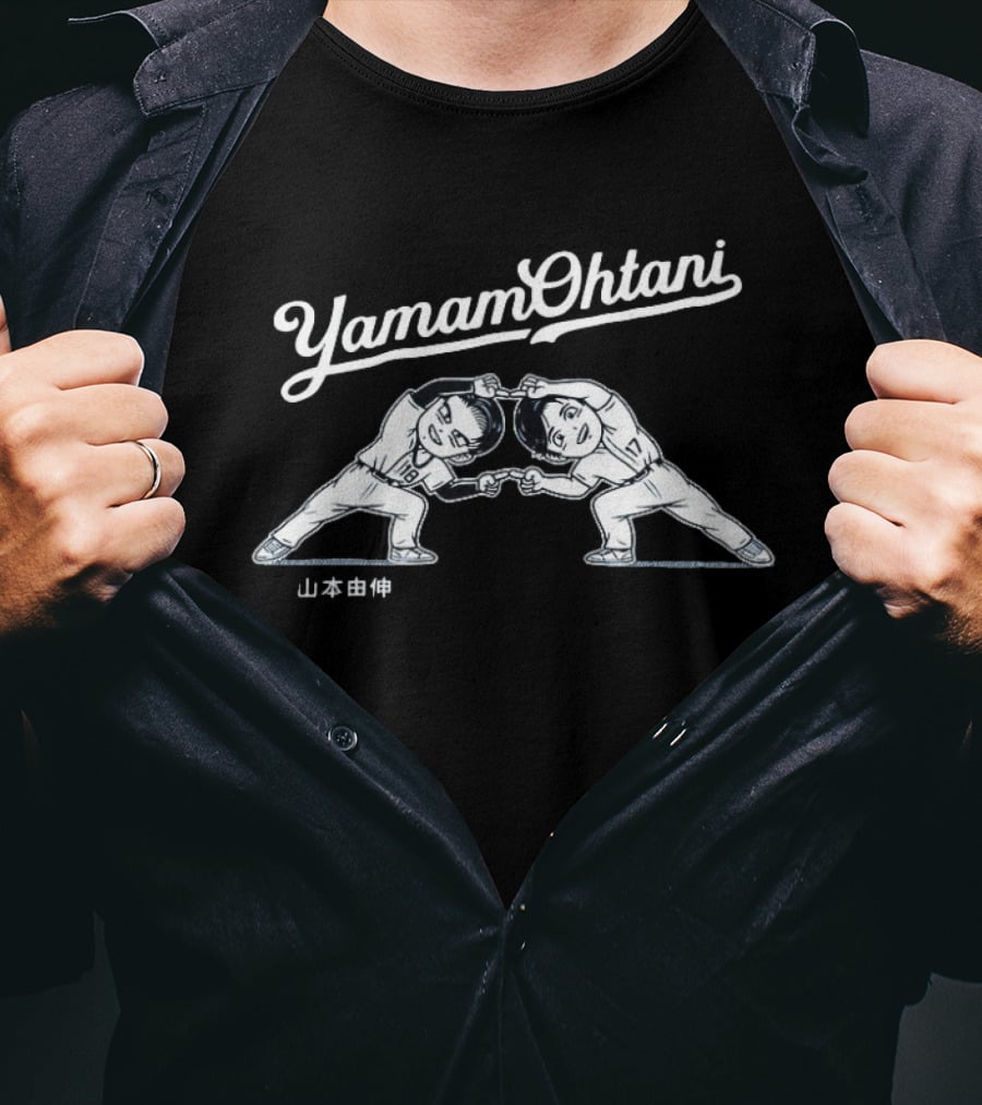 YamamOhtani Fusion Baseball Duo With 18 And 17 Numbers T-Shirt