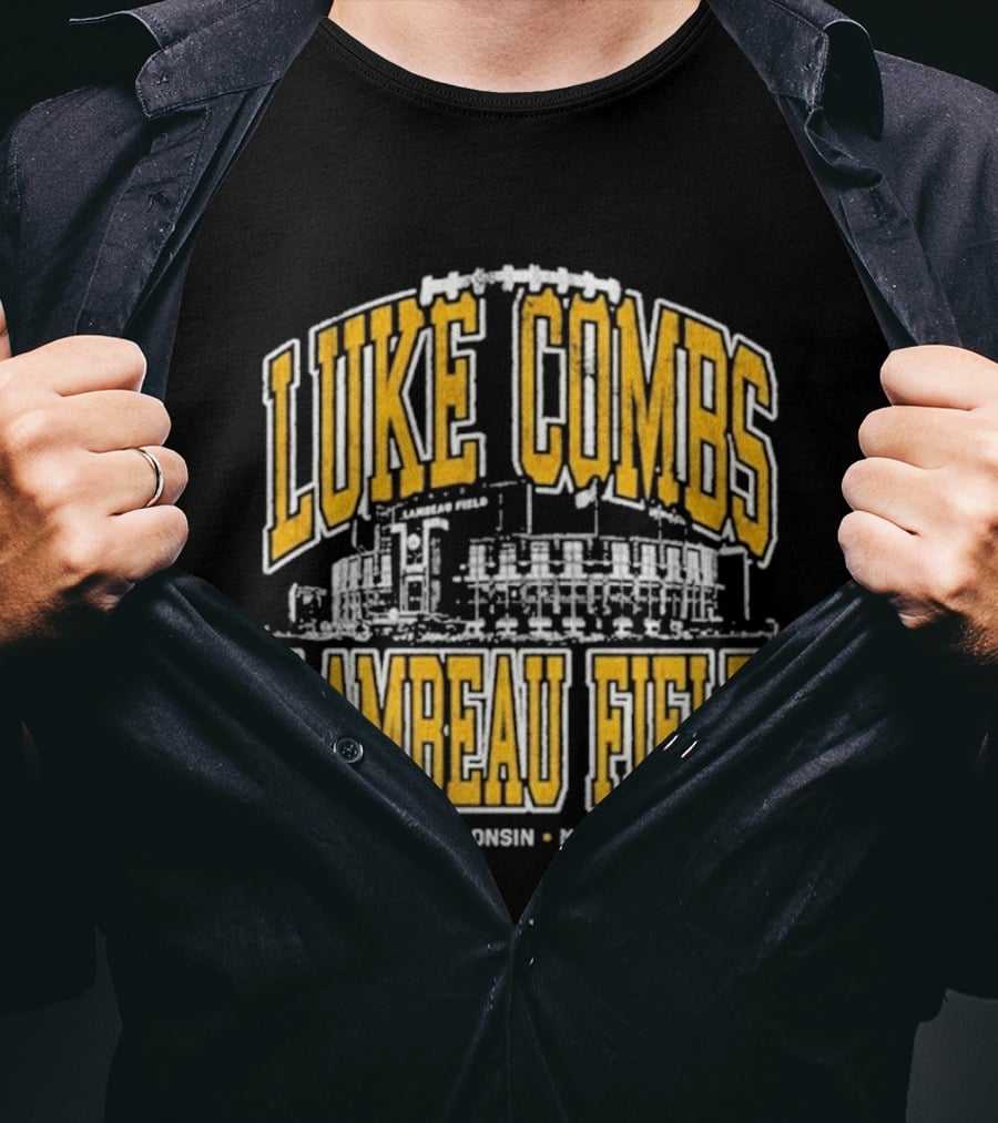 Luke Combs Live At Lambeau Field In Green Bay Wisconsin May 15 16 2026 T-Shirt