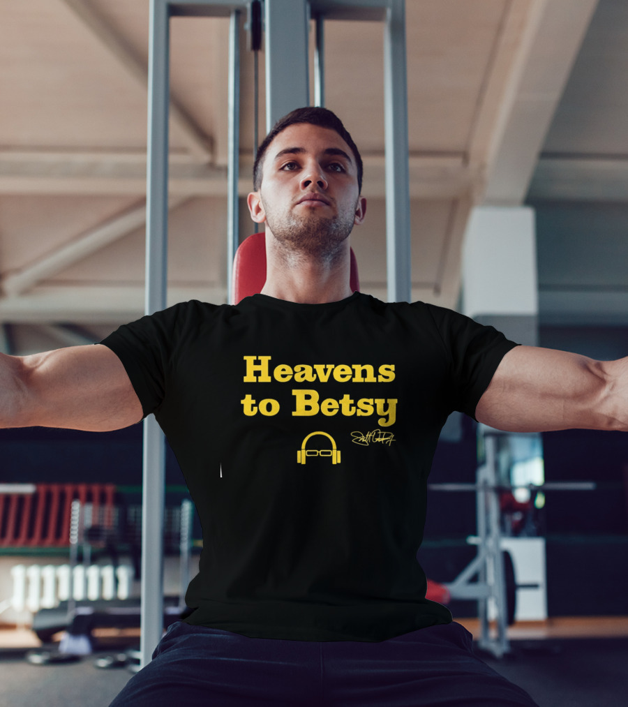 Heavens To Betsy Scott Van Pelt Signature Glasses And Headphones T-Shirt