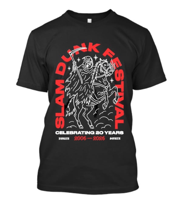 Slam Dunk Festival Celebrating 20 Years 2005 2025 Year Of The Horse T-Shirt