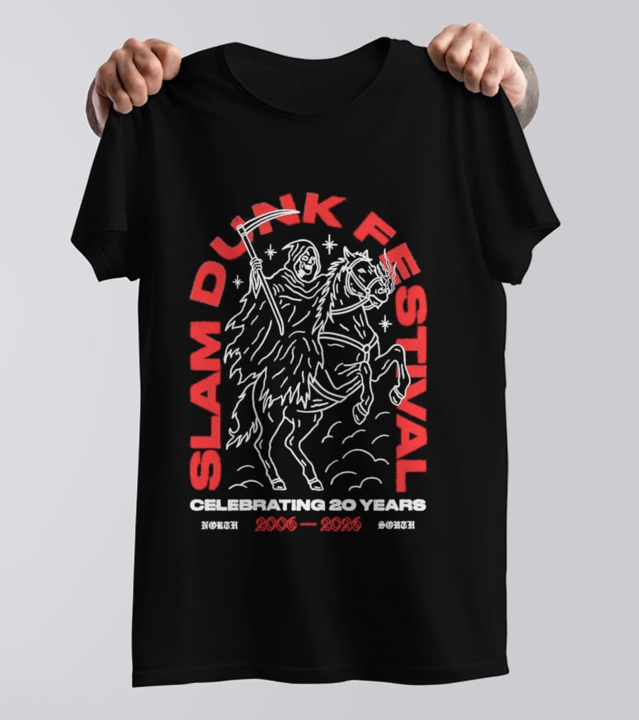 Slam Dunk Festival Celebrating 20 Years 2005 2025 Year Of The Horse T-Shirt