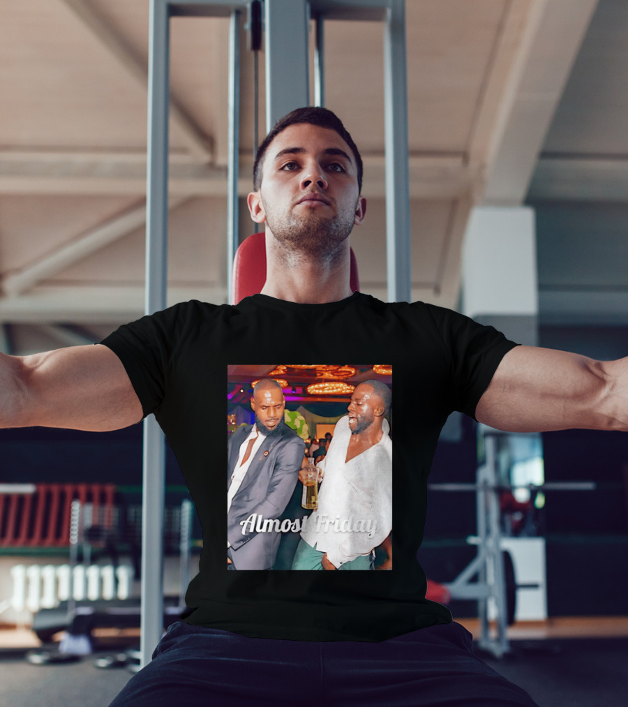 LeBron James Draymond Green Almost Friday Club Scene T-Shirt