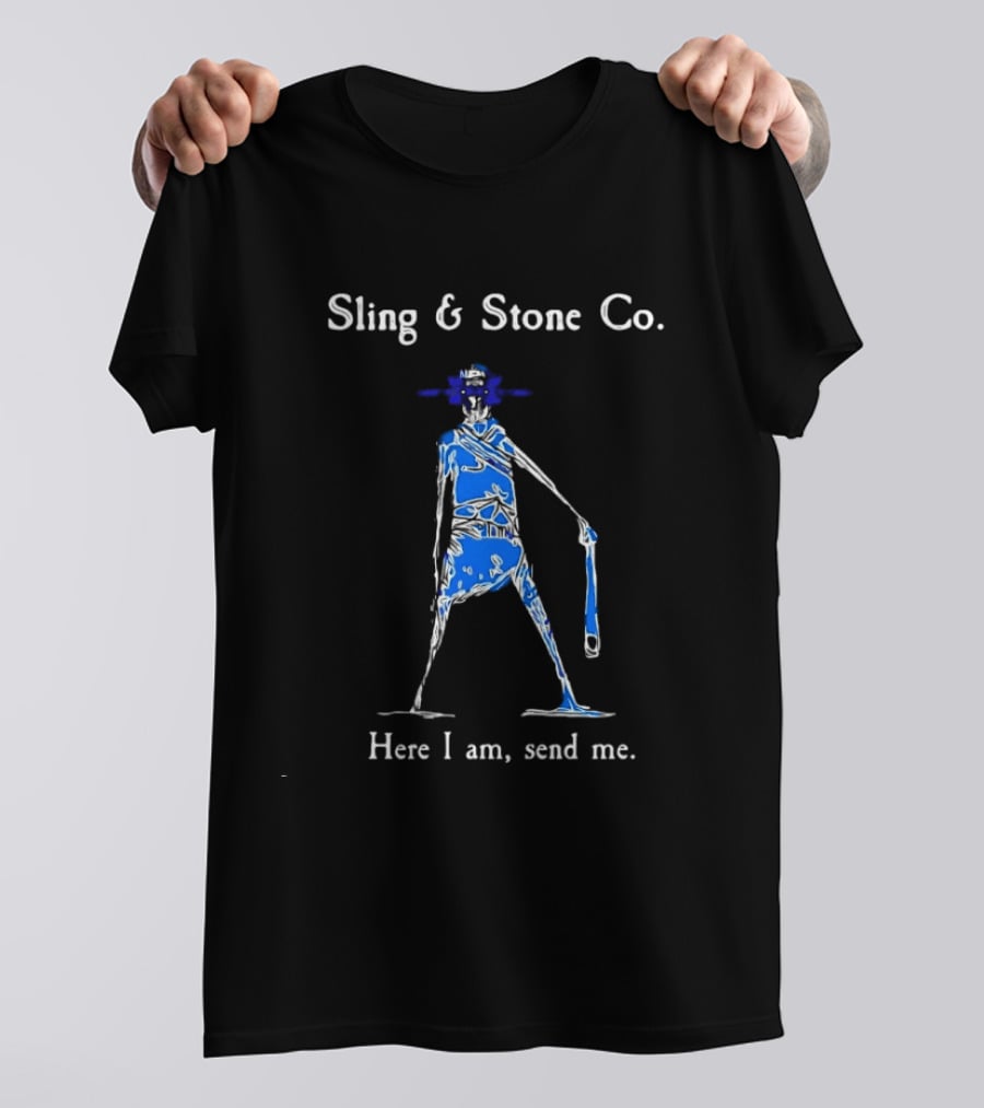 Sling And Stone Co Here I Am Send Me T-Shirt
