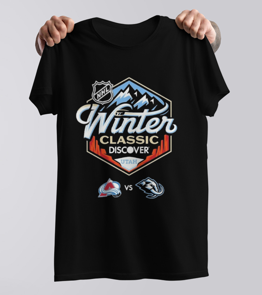 NHL Winter Classic Discover Utah 2027 Colorado Avalanche Vs Utah Mammoth T-Shirt