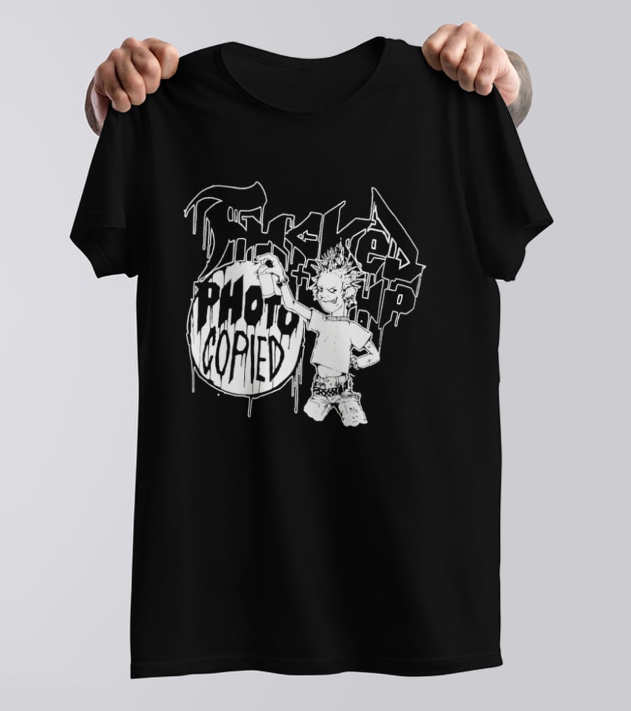 F'd Up Photocopied Undercover SS01 Graffiti Style Punk T-Shirt