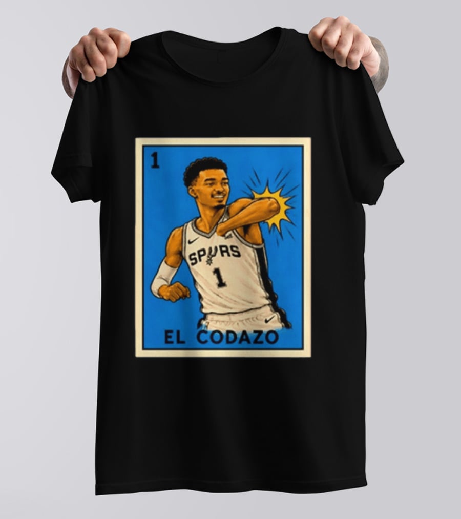 Victor Wembanyama El Codazo San Antonio Spurs NBA 2026 T-Shirt
