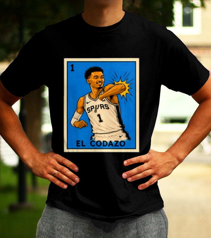 Victor Wembanyama El Codazo San Antonio Spurs NBA 2026 T-Shirt