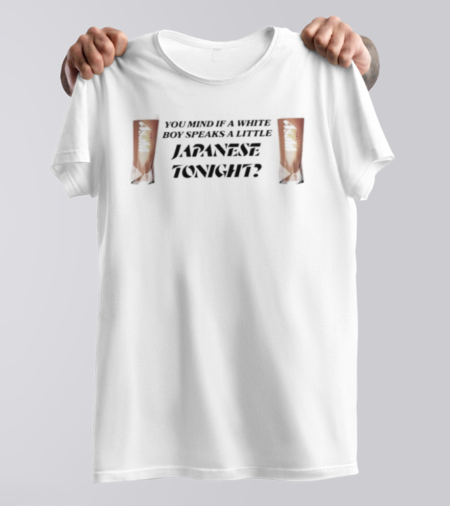 Asahi Super Dry You Mind If A White Boy Speaks A Little Japanese Tonight Japanese Lanterns T-Shirt