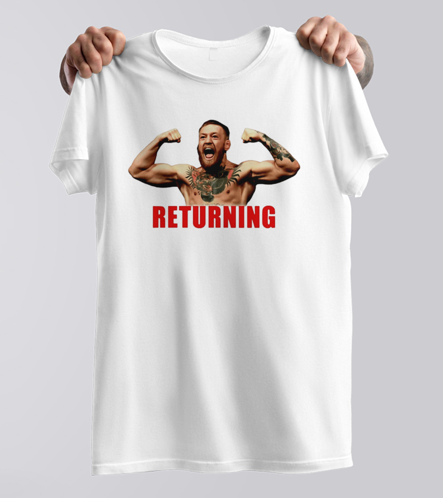 Returning Conor McGregor 2026 UFC Champion T-Shirt
