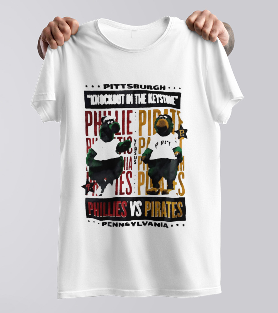 Pittsburgh Knockout In The Keystone Phillies Vs Pirates Pennsylvania T-Shirt