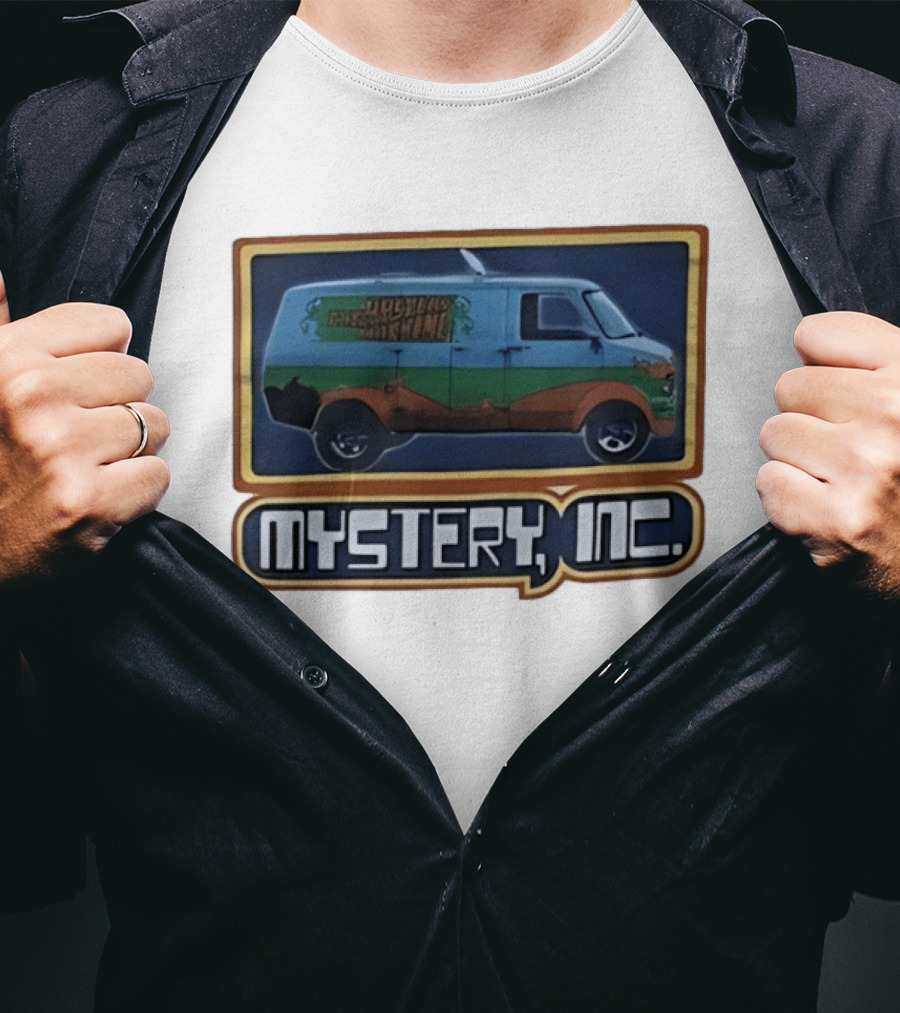 Mystery Inc Scooby Doo Mystery Machine Van T-Shirt