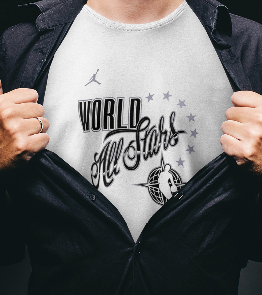 OKC Thunder Nike Shai Gilgeous Alexander 2026 World All Stars Basketball Jordan T-Shirt