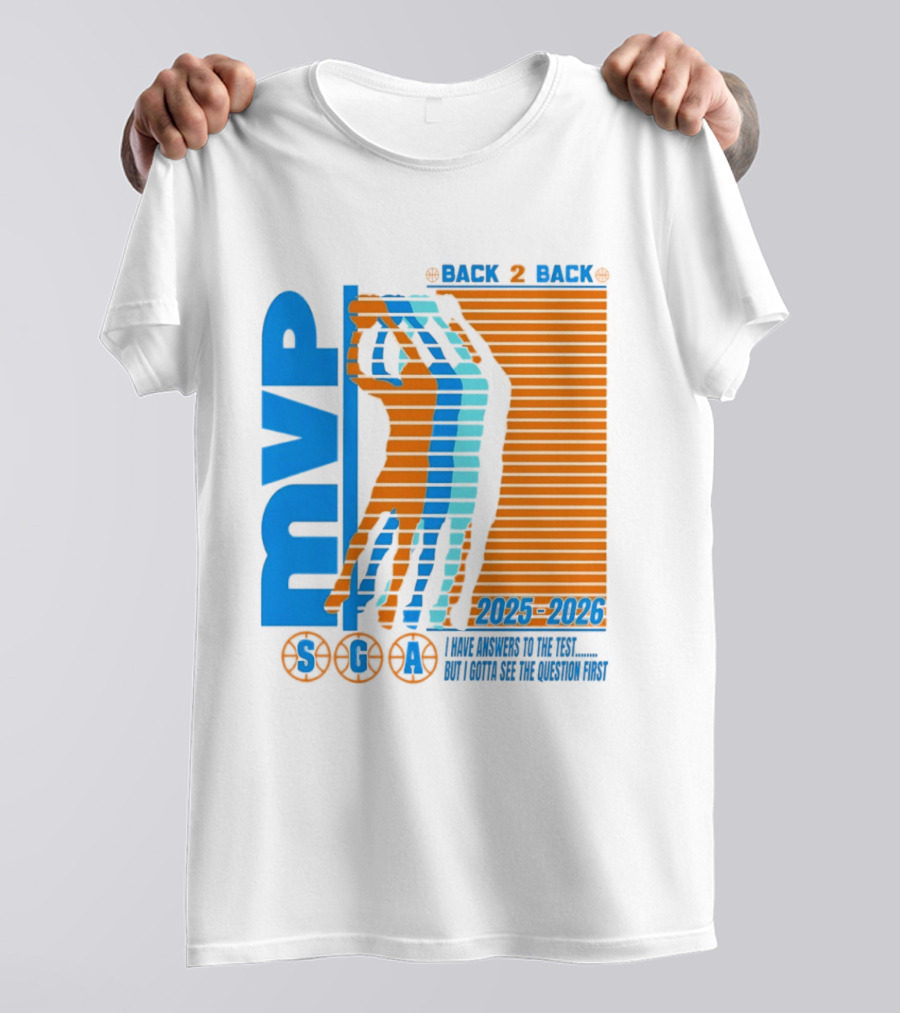 MVP Back 2 Back 2025 2026 SGA T-Shirt