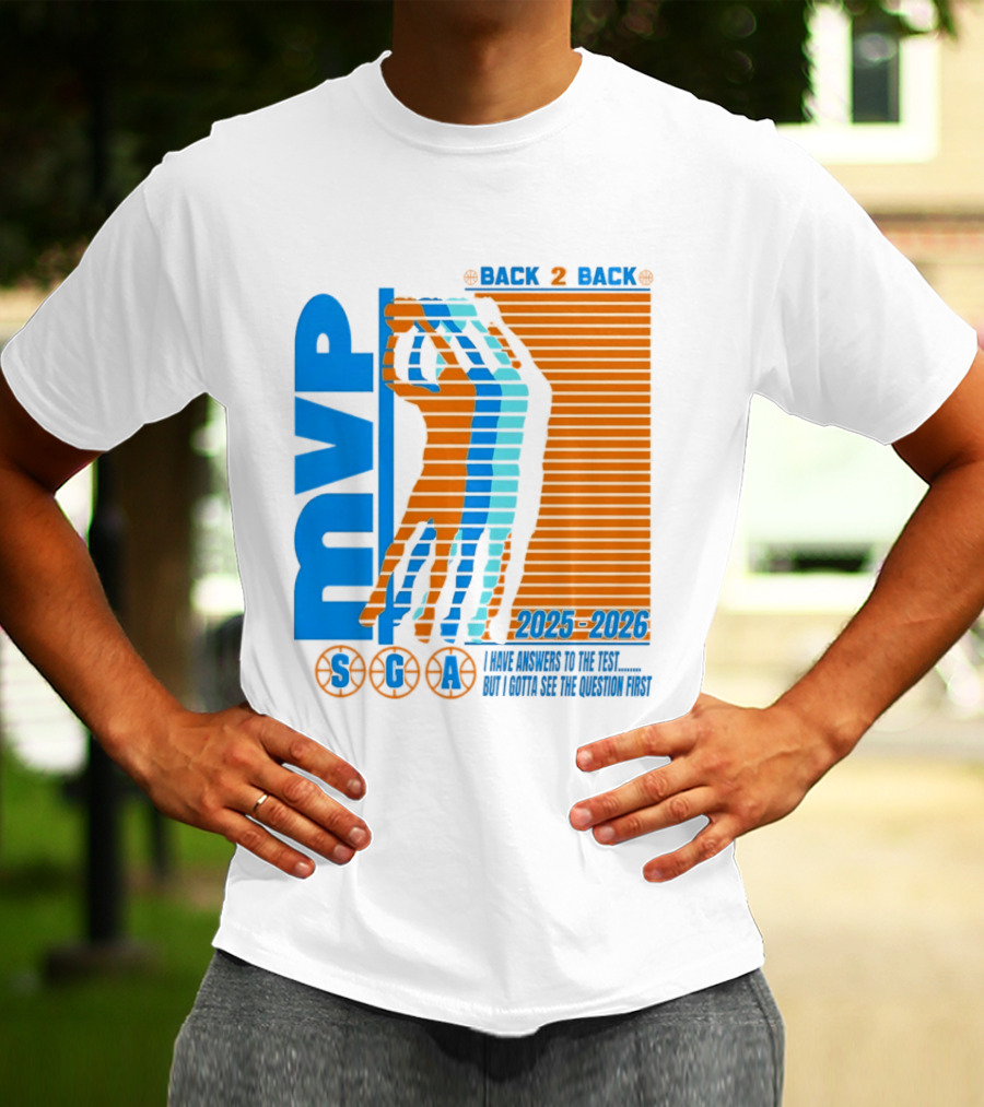 MVP Back 2 Back 2025 2026 SGA T-Shirt