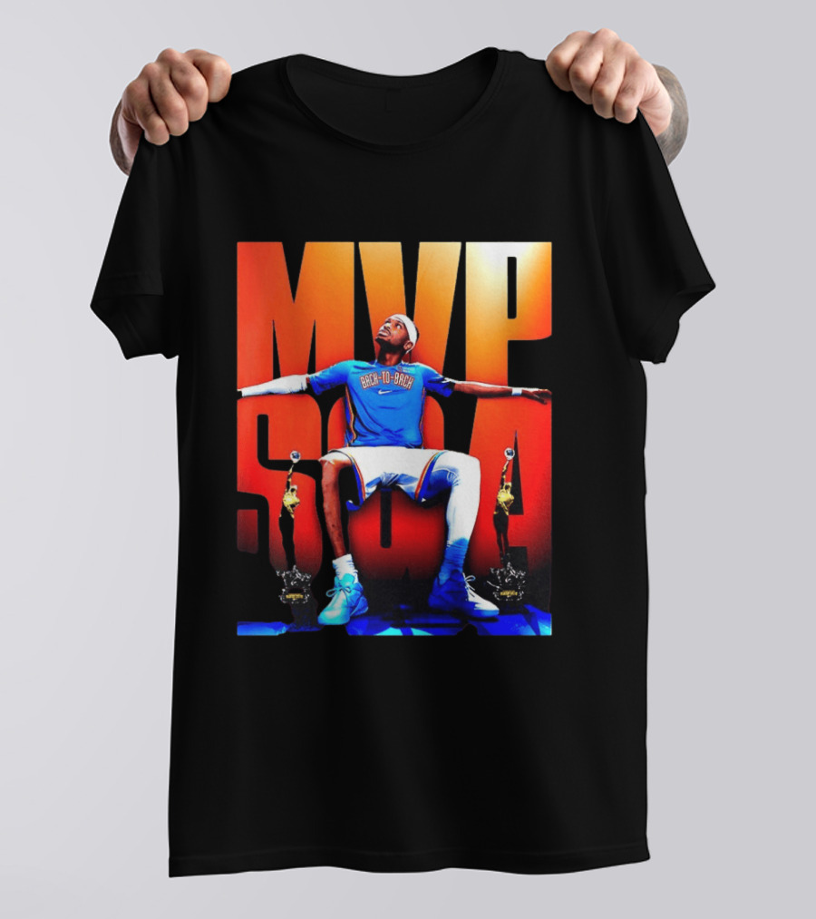 Back To Back MVP Shai Gilgeous Alexander 2026 SGA NBA T-Shirt