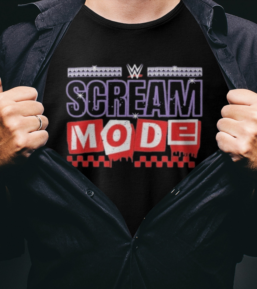 WWE Scream Mode Paige Brie Bella T-Shirt
