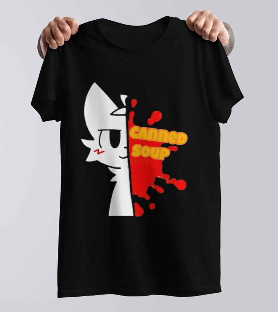 Boykisser Meme Canned Soup Splatter T-Shirt