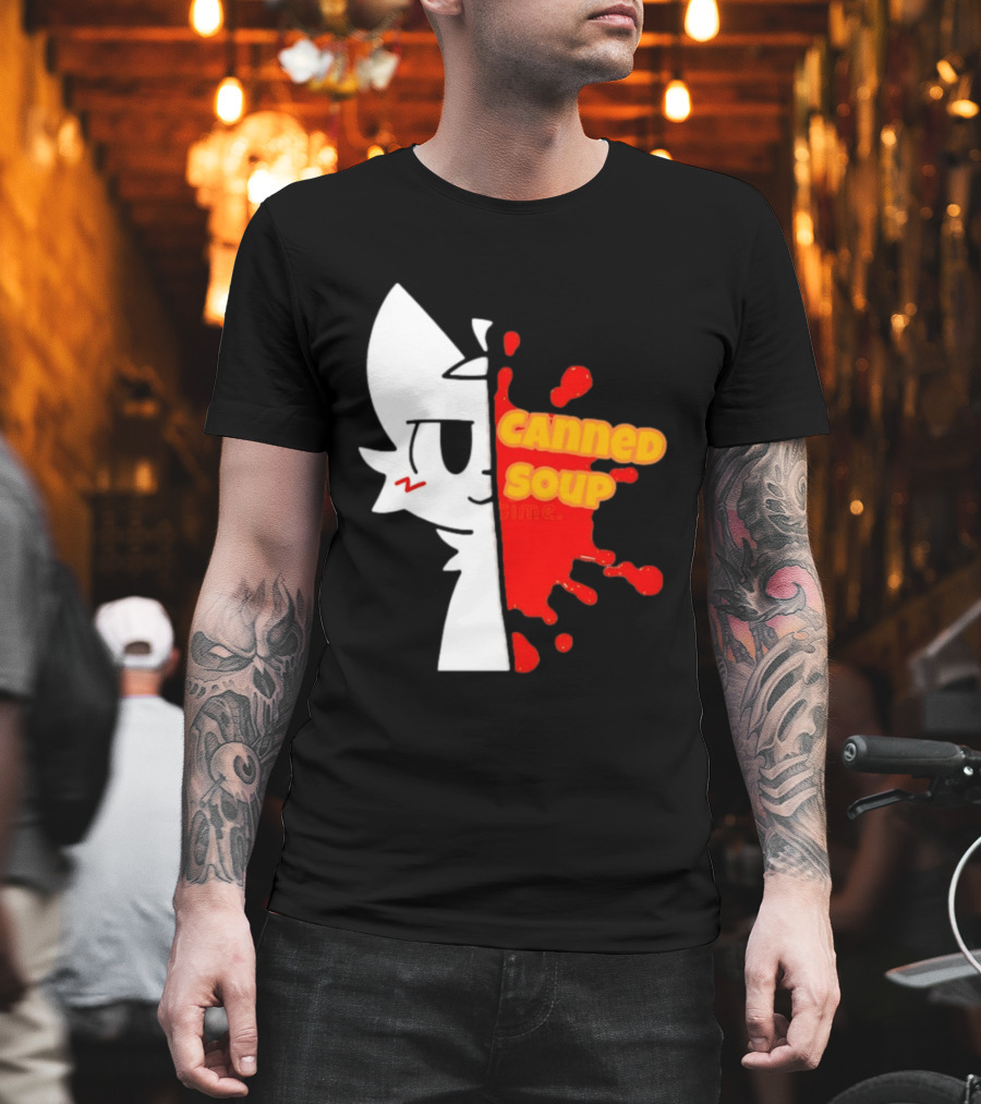 Boykisser Meme Canned Soup Splatter T-Shirt
