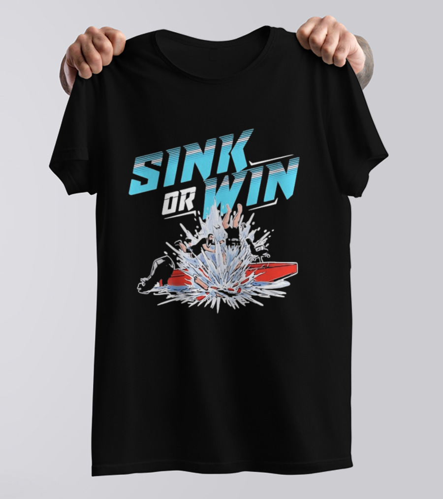 Cleetus McFarland Jackstand Jimmy Sink Or Win Splashing Red Boat T-Shirt