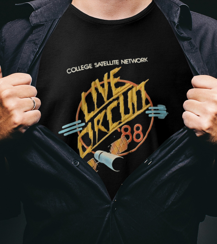 College Satellite Network Live Circuit 88 Vintage Space T-Shirt