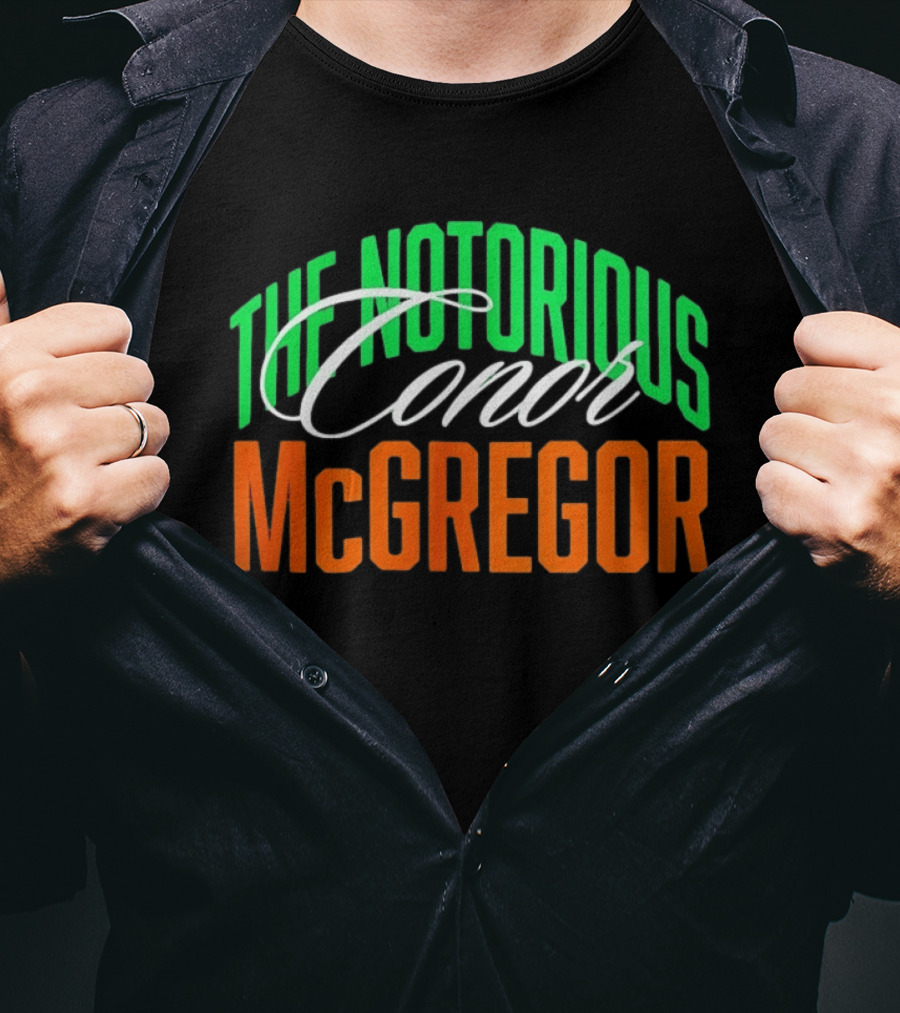 Conor McGregor The Notorious Ireland Flag T-Shirt
