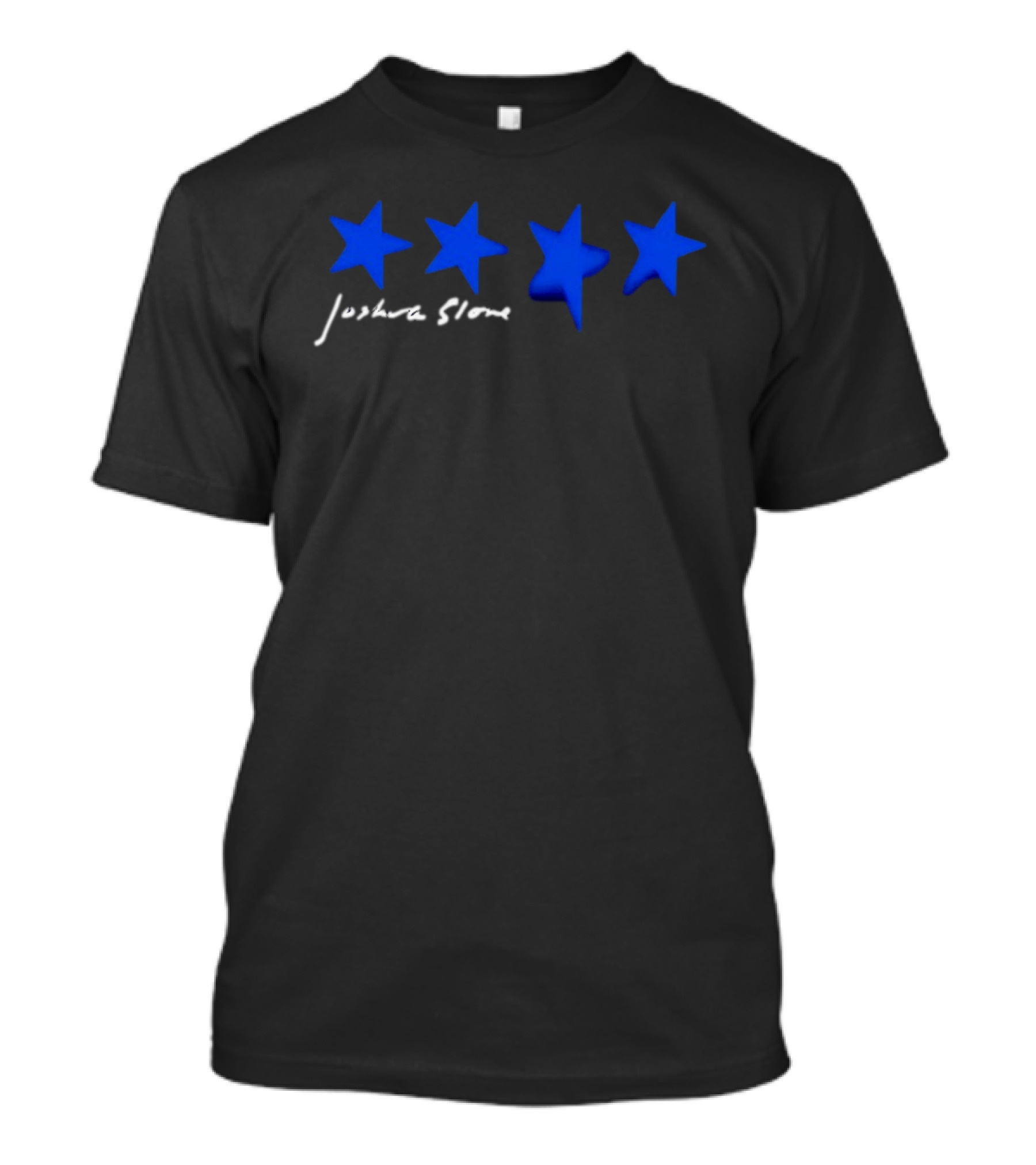 Joshua Slone Thinking Too Much Tour Four Blue Stars T-Shirt